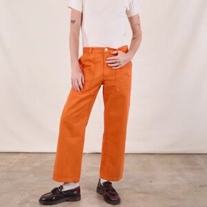 Big Bud Press Work Pants- orange